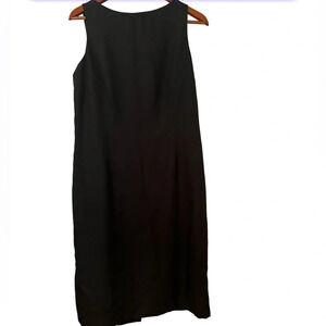 Clues collection vintage sleeveless little black dress, size 16